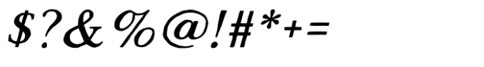 TC Seraphine Italic Font OTHER CHARS