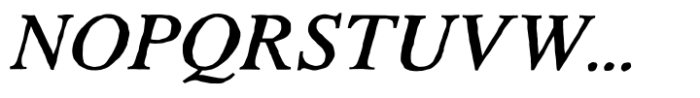 TC Seraphine Italic Font UPPERCASE