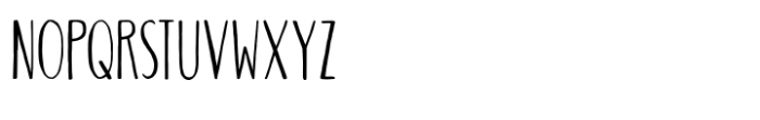 TC Tall Abbey Sans Regular Font LOWERCASE