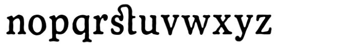 TC Wonderling Condensed Round Bold Font LOWERCASE