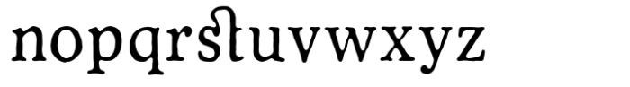 TC Wonderling Round Condensed Regular Font LOWERCASE
