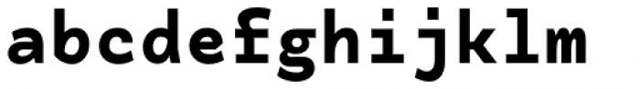 Tchig Mono Black Font LOWERCASE