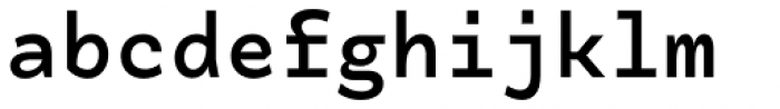 Tchig Mono Bold Font LOWERCASE
