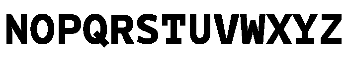 Tchig Mono Black Font UPPERCASE
