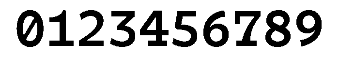 Tchig Mono Bold Font OTHER CHARS