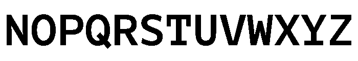 Tchig Mono Bold Font UPPERCASE
