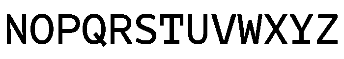 Tchig Mono Medium Font UPPERCASE