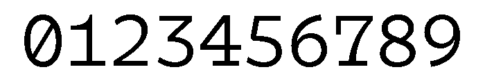 Tchig Mono Regular Font OTHER CHARS