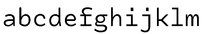 Tchig Mono Regular FONT