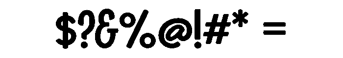 Teddy Bold Font OTHER CHARS