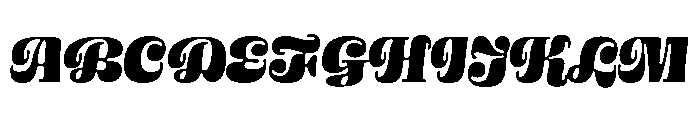 Teddy Italic Font UPPERCASE
