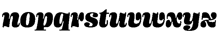 Teddy Italic Font LOWERCASE