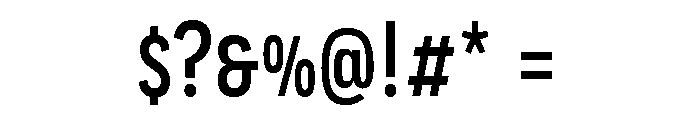 Teddy Medium Font OTHER CHARS
