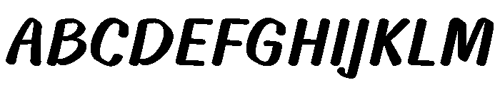 Teeprang Bold Font UPPERCASE