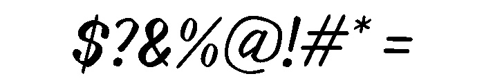 Teeprang Regular Font OTHER CHARS
