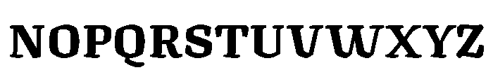 Texturina 18pt Black Font UPPERCASE