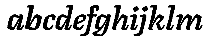 Texturina 18pt ExtraBold Italic FONT