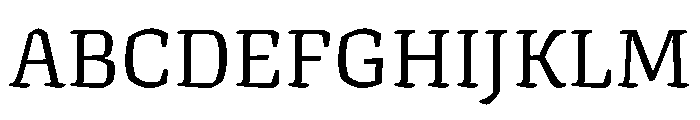 Texturina 18pt Light Font UPPERCASE