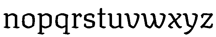 Texturina 18pt Light Font LOWERCASE