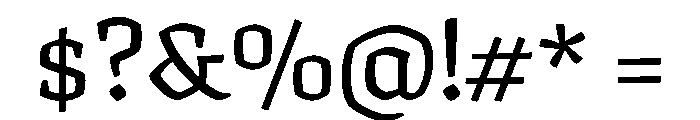 Texturina 18pt Medium Font OTHER CHARS