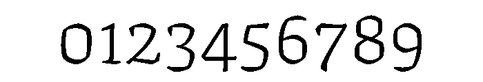 Texturina 18pt Thin Font OTHER CHARS