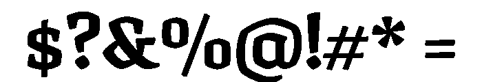 Texturina 28pt Black Font OTHER CHARS