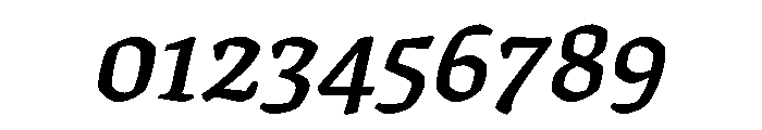 Texturina 28pt Bold Italic Font OTHER CHARS