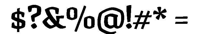 Texturina 28pt ExtraBold Font OTHER CHARS