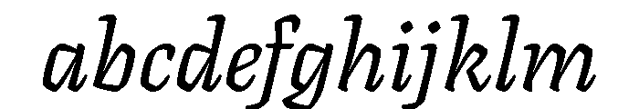 Texturina 28pt Italic FONT