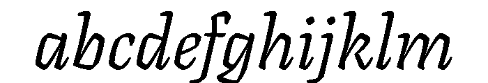 Texturina 28pt Light Italic FONT