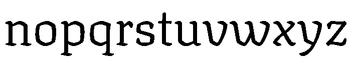 Texturina 28pt Light Font LOWERCASE