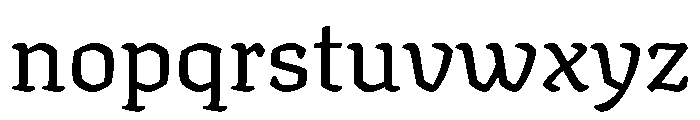 Texturina 28pt Regular Font LOWERCASE