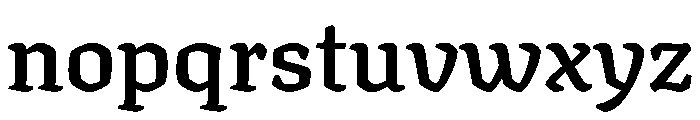 Texturina 28pt SemiBold Font LOWERCASE
