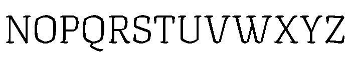 Texturina 28pt Thin Font UPPERCASE