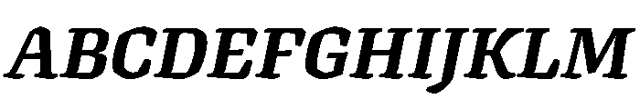 Texturina 48pt Black Italic Font UPPERCASE