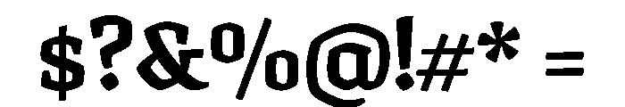 Texturina 48pt Black Font OTHER CHARS