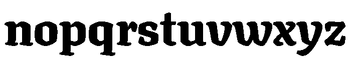 Texturina 48pt Black Font LOWERCASE