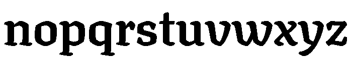 Texturina 48pt Bold Font LOWERCASE