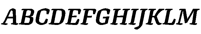 Texturina 48pt ExtraBold Italic Font UPPERCASE