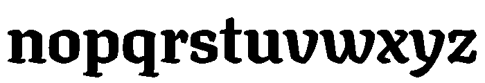 Texturina 48pt ExtraBold Font LOWERCASE