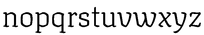 Texturina 48pt ExtraLight Font LOWERCASE