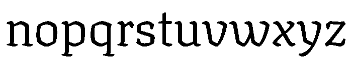 Texturina 48pt Light Font LOWERCASE