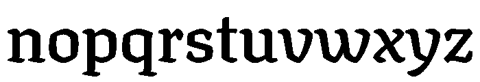 Texturina 48pt SemiBold Font LOWERCASE