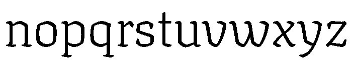 Texturina 60pt ExtraLight Font LOWERCASE