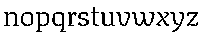 Texturina 60pt Light Font LOWERCASE