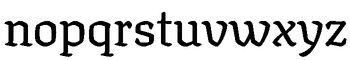 Texturina 60pt Medium Font LOWERCASE