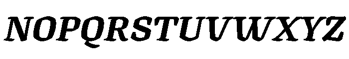 Texturina Black Italic Font UPPERCASE