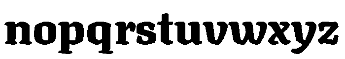 Texturina Black Font LOWERCASE