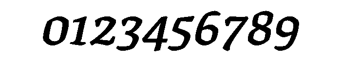 Texturina Bold Italic Font OTHER CHARS