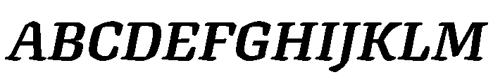 Texturina ExtraBold Italic Font UPPERCASE